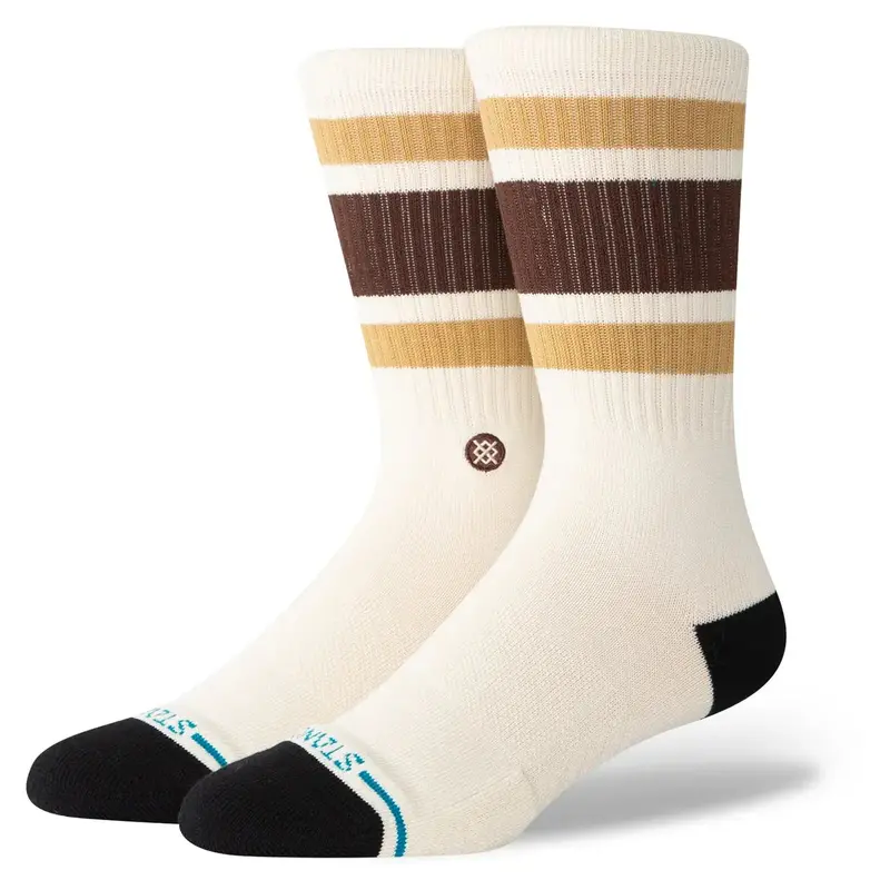 Stance Boyd Street Crew Socks – Rich Dark Brown 1