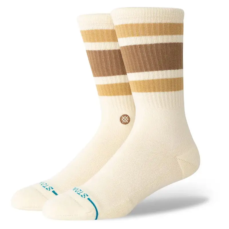 Stance Boyd Stripe Crew Socks – Brown Sugar 1