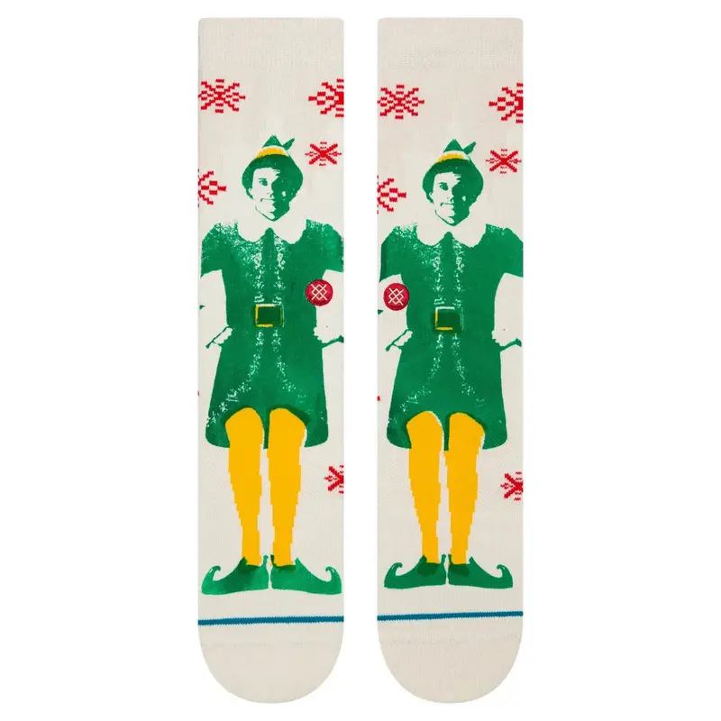Stance Buddy The Elf Socks – Fun-Themed Holiday Crew Socks 1