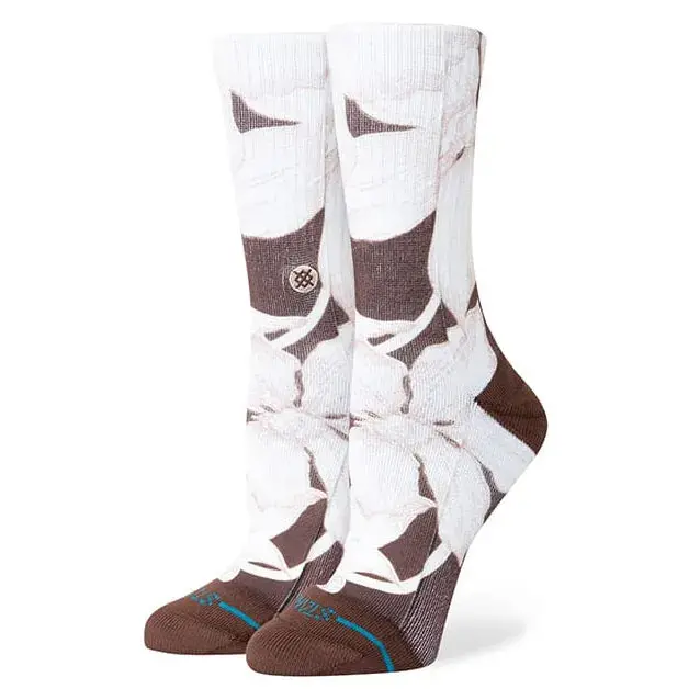 Stance Coco Loco Crew Socks In Earthy Brown 1