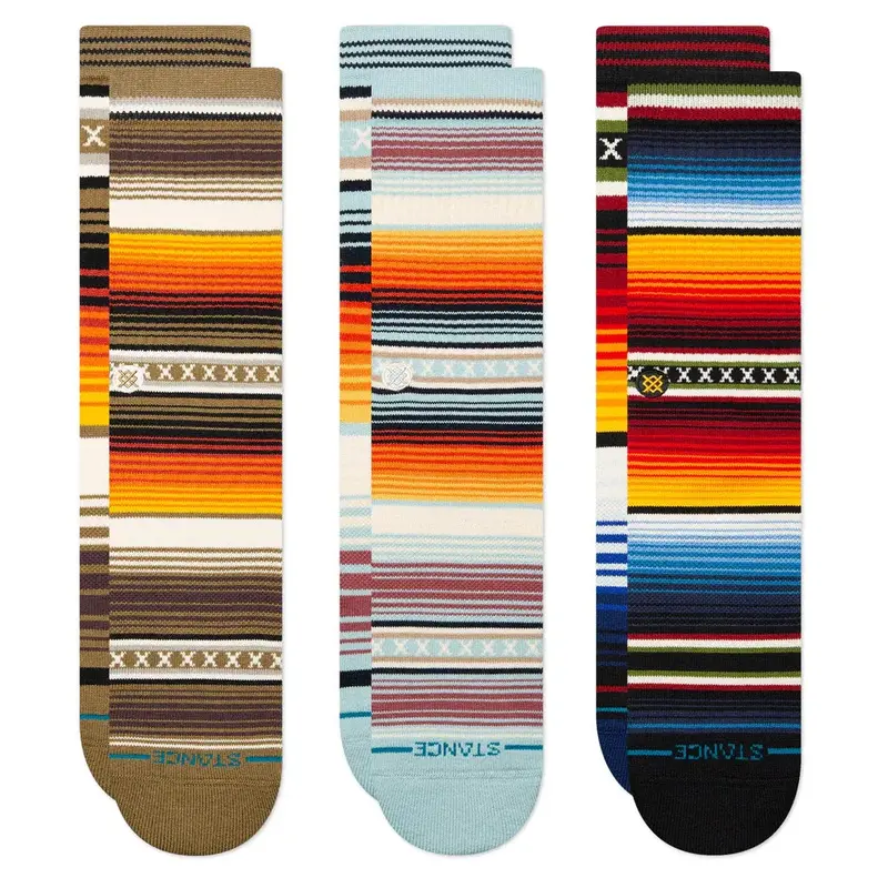 Stance Curren Multicolor 3-Pack Crew Socks 1
