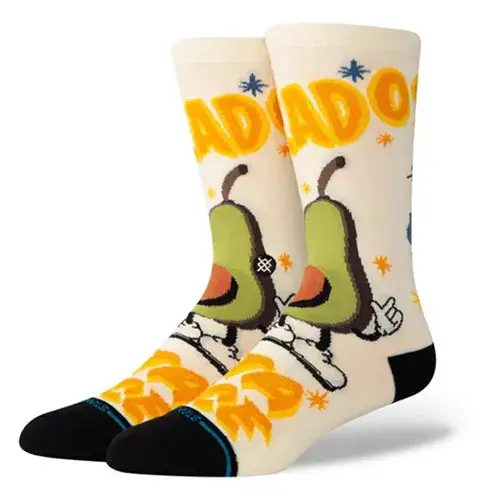 Stance Food Stand Crew Socks – Casual Canvas Look 1