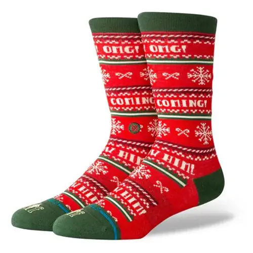Stance I Know Him Crew Socks In Bold Red 1