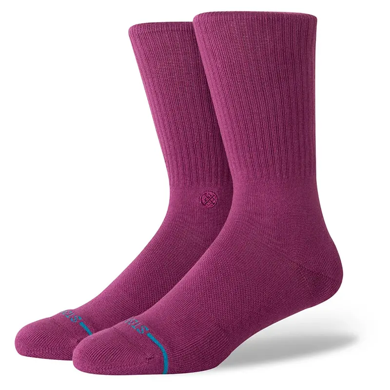 Stance Icon Berry-Tone Crew Socks 1