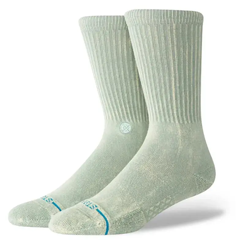 Stance Icon Dyed Crew Socks In Seafoam Green 1