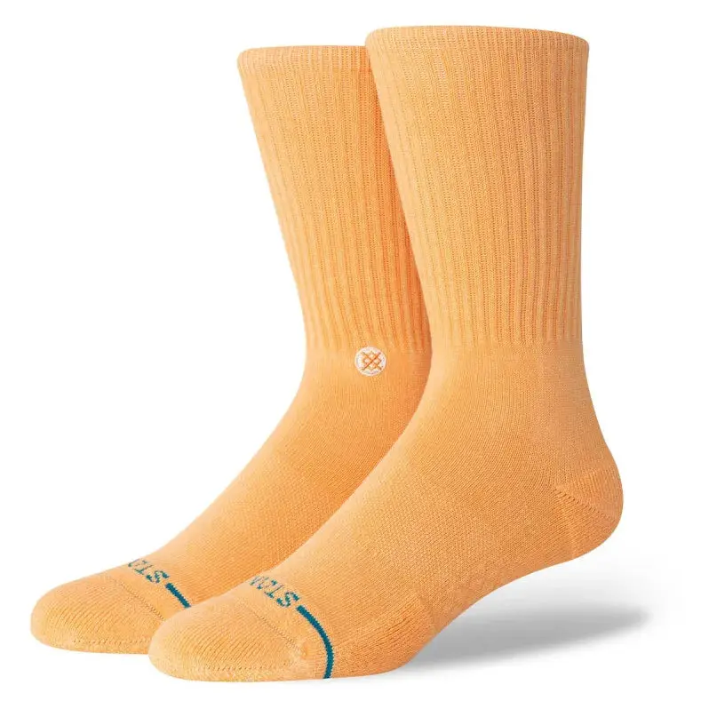 Stance Icon Washed Peach Crew Socks 1