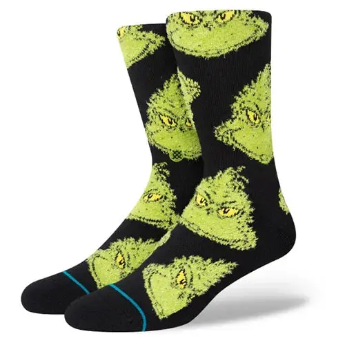 Stance Mean One Crew Socks In Classic Black 1