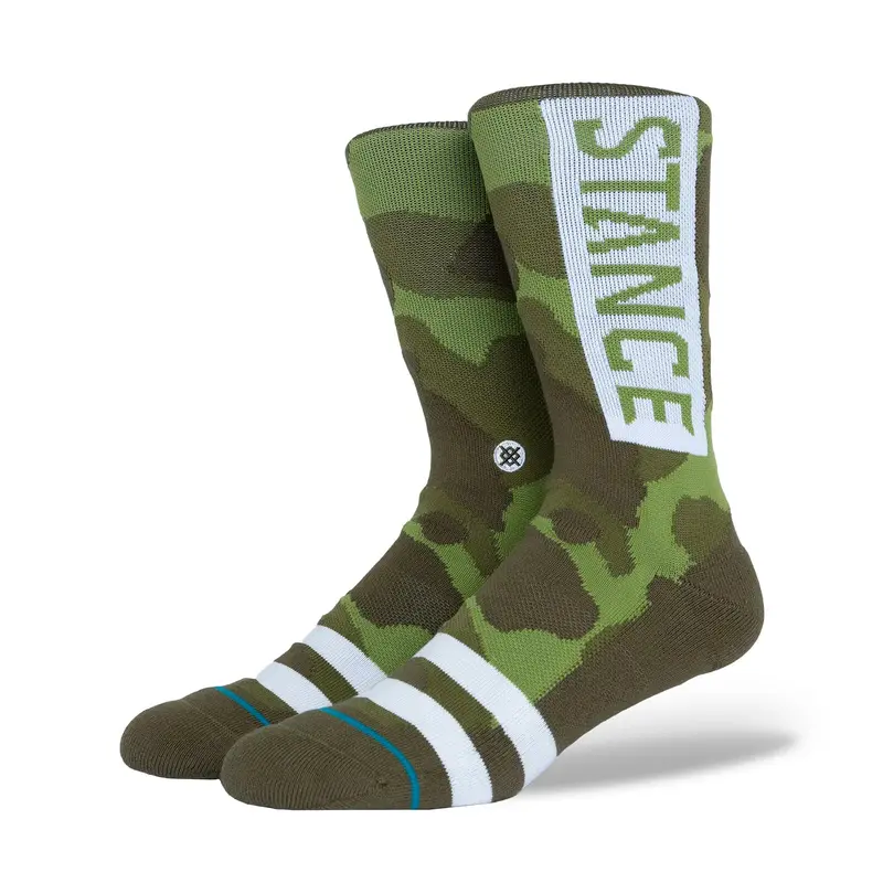 Stance Og Crew Socks In Camouflage Print 1