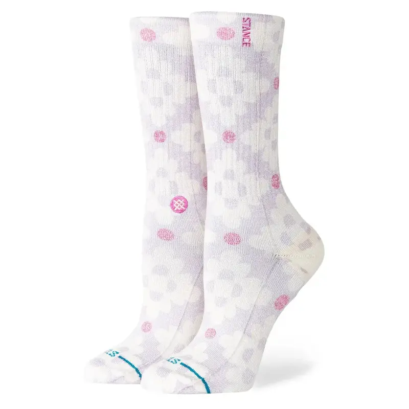 Stance San Lucas Women’S Crew Socks – Vibrant Orchid Hue 1