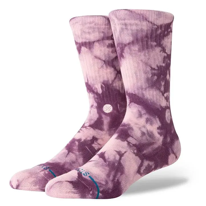 Stance Tied Up Crew Socks In Blush Rose 1