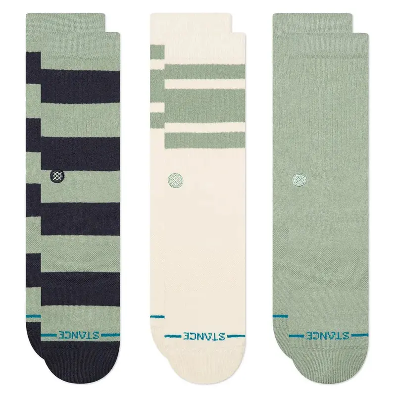 Stance Townie Crew Socks (3-Pack) – Seagreen Shade 1