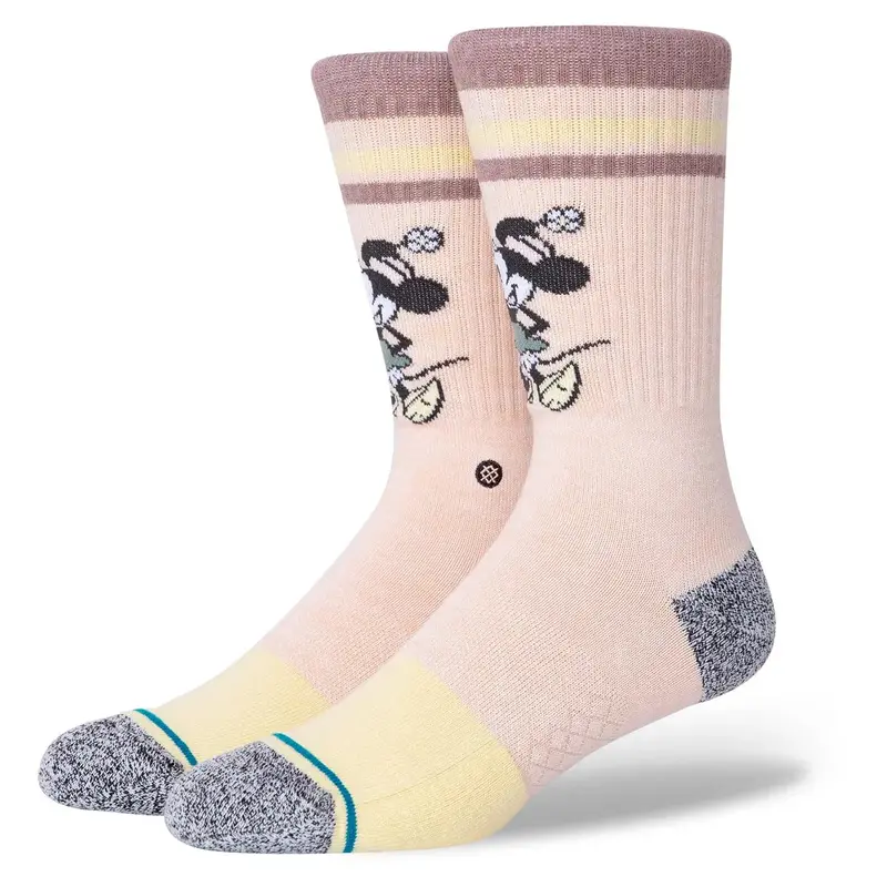 Stance Vintage Minnie 2020 Crew Socks – Playful Multicolor Pattern 1