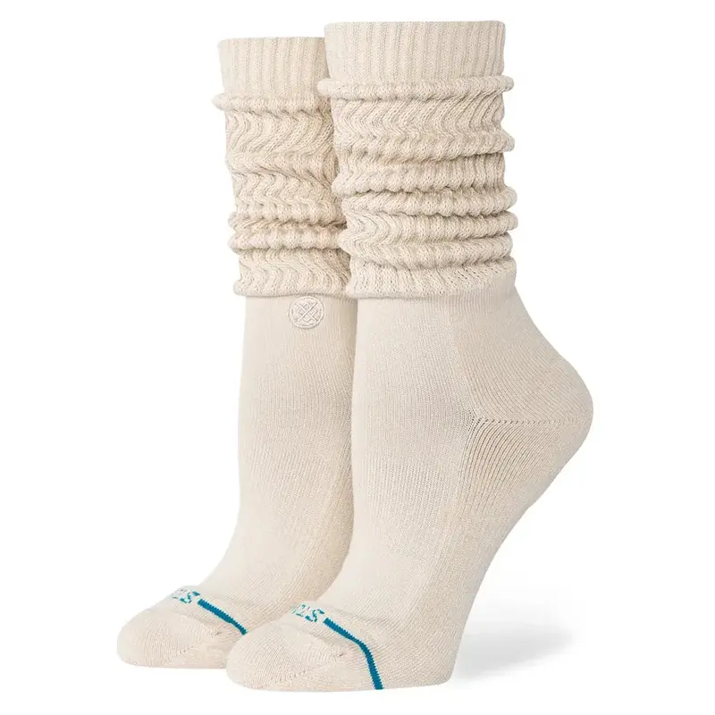 Stance Women’S Icon Slouch Crew Socks – Oatmeal 1