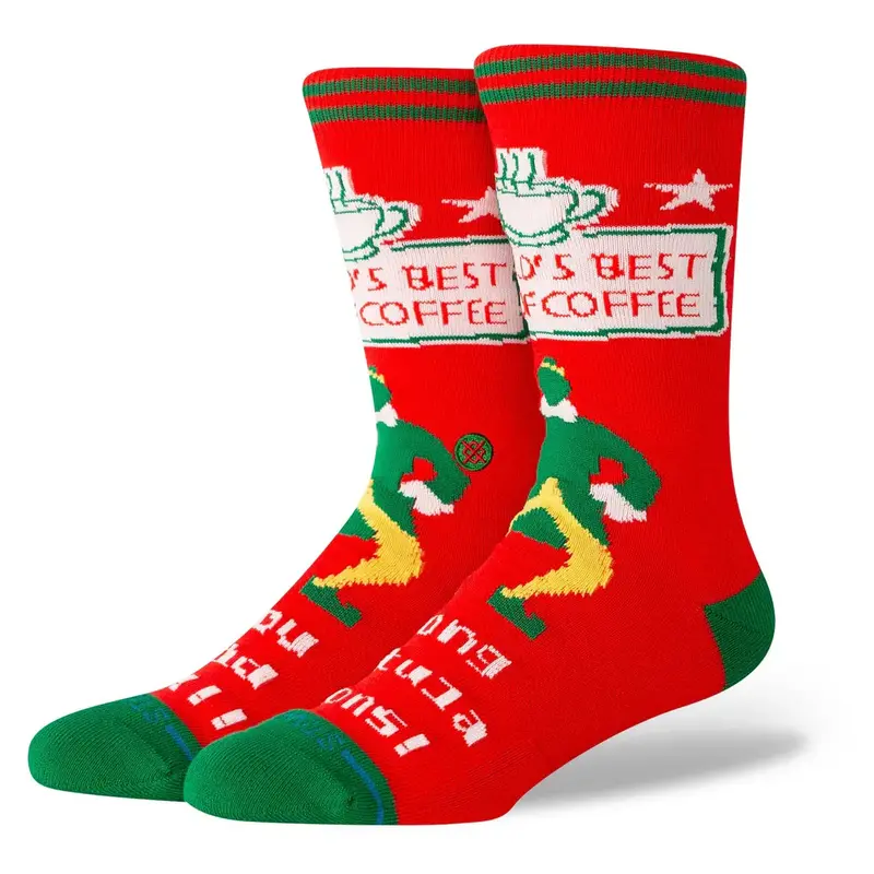 Stance World’S Best Crew Socks – Red 1