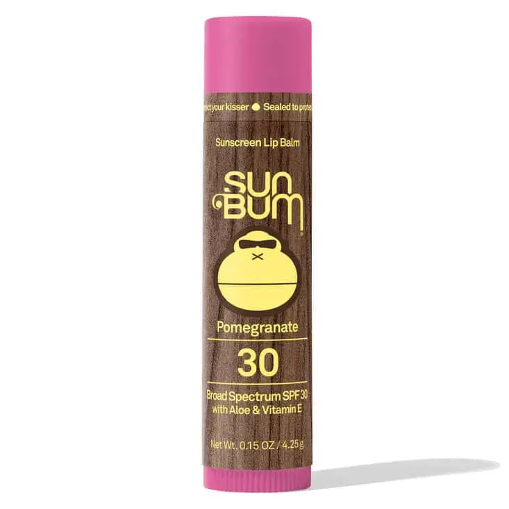 Sun Bum Original Spf 30 Lip Balm – Pomegranate Flavor 1
