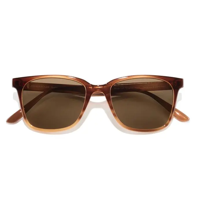 Sunski Ventana Polarized Sunglasses In Caramel Amber Tone 1