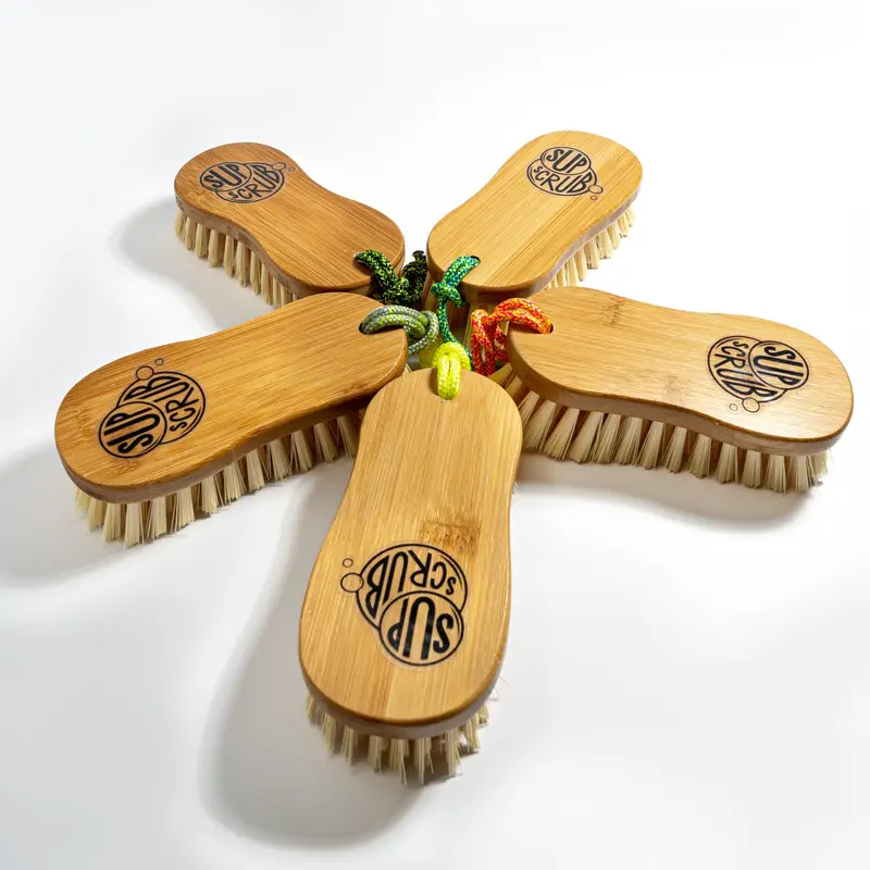 Supscrub Eco-Friendly Large Bamboo Cleaning Brush 1