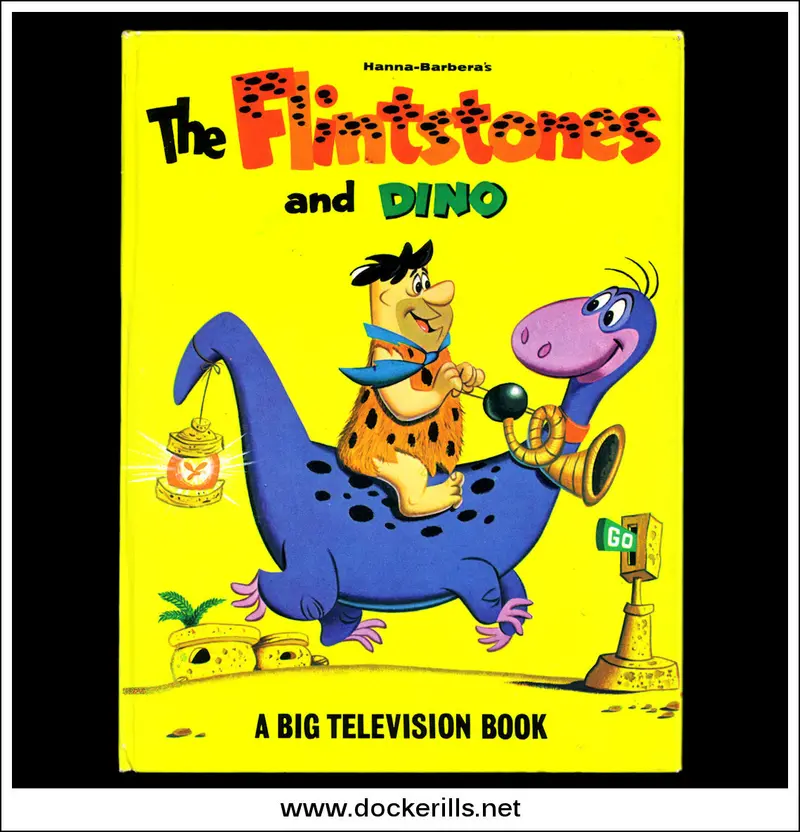 The Flintstones And Dino: A Big Television Book (1972) – Hanna-Barbera Official Release 1