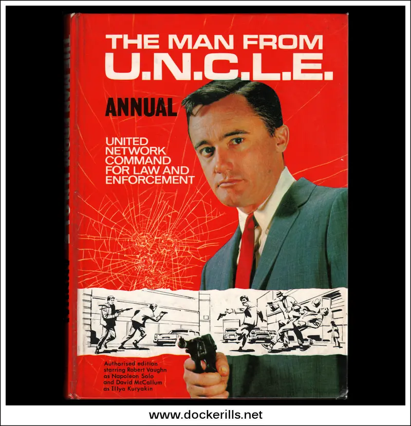 The Man From U.N.C.L.E. Annual 1966 – Edition Two (Rare Vintage Hardcover) 1