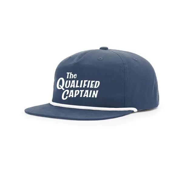 The Qualified Captain Script-Logo Cotton Cap 1