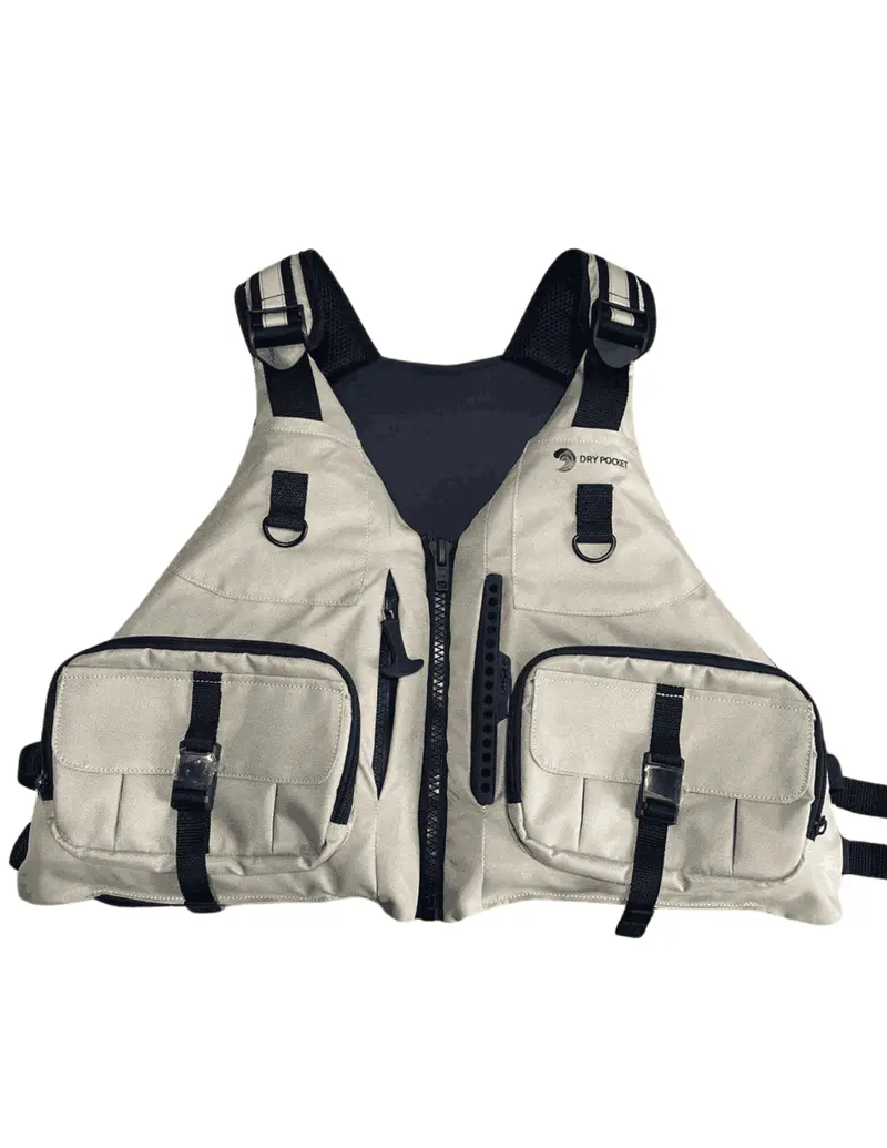The Sandstorm Waterproof Fishing Life Vest – Dry Pocket & Flotation Support 1