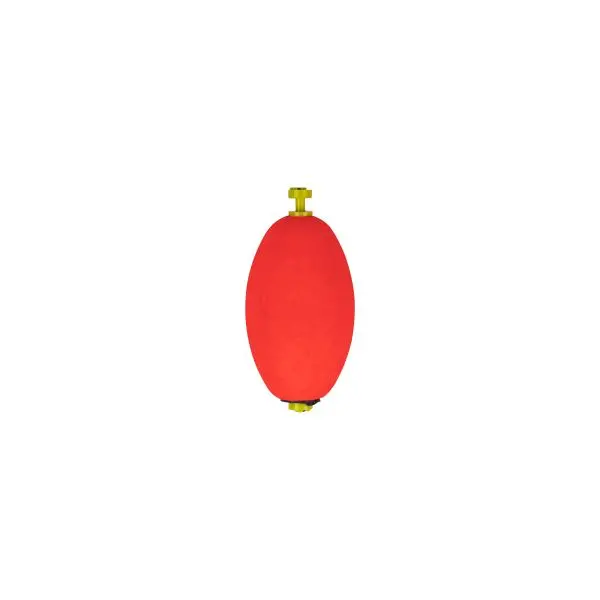 Thill Fantastic Foam Oval Float – 2.5" Weighted Snap-On Red (Pack Of 2) 1