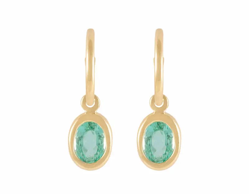 Three-Quarter Carat Emerald-Cut Earrings – Emerald City Series #11 1