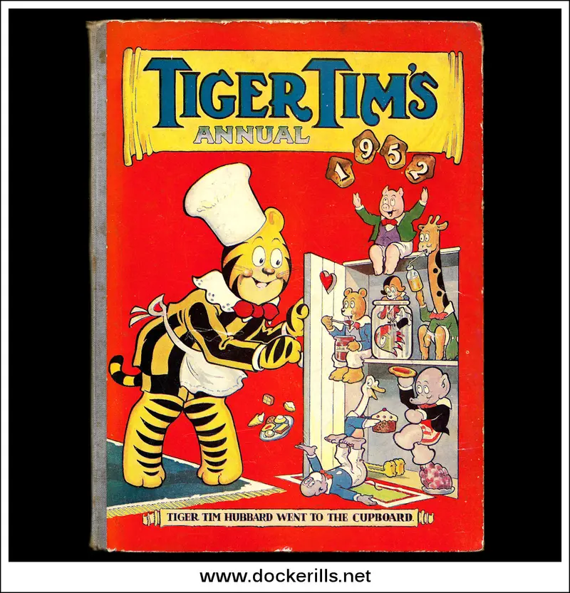 Tiger Tim’S Annual 1952 – Nostalgic British Children’S Picture Book 1