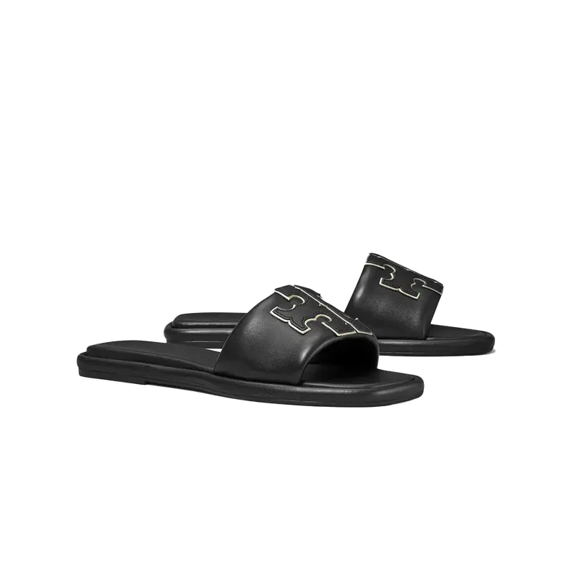 Tory Burch Double T Sport Slide Sandals For Women 1
