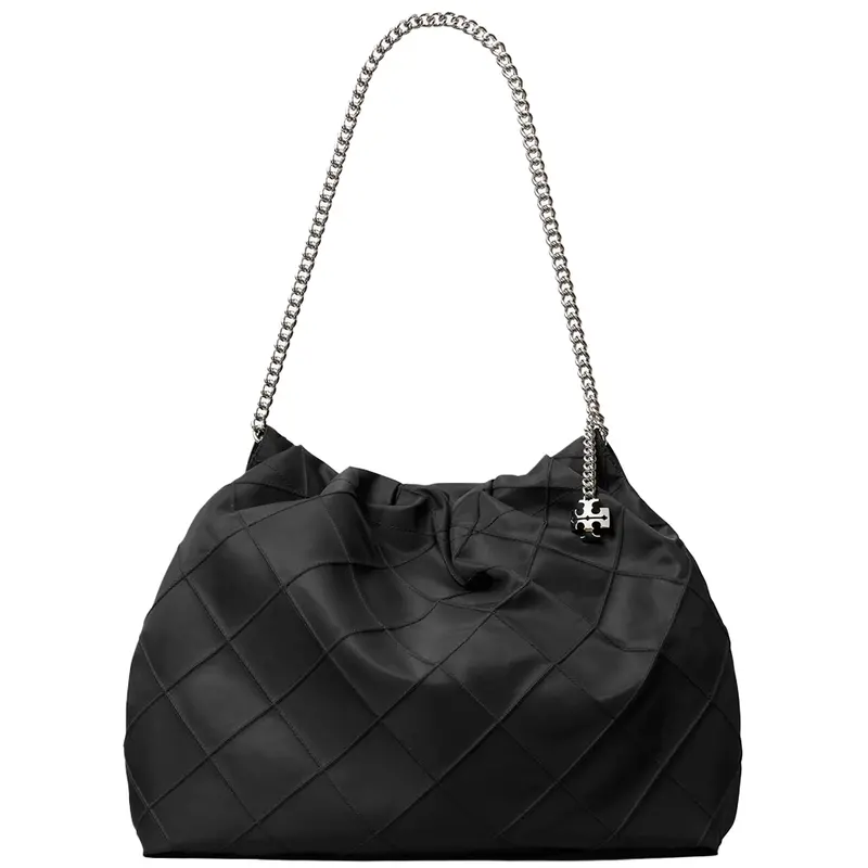 Tory Burch Fleming Nylon Hobo Bag – Relaxed Women'S Slouchy Shoulder Bag 1