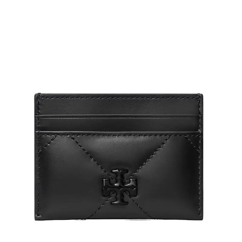 Tory Burch Kira Diamond Quilt Card Holder – Slim Women'S Rfid-Safe Card Case 1
