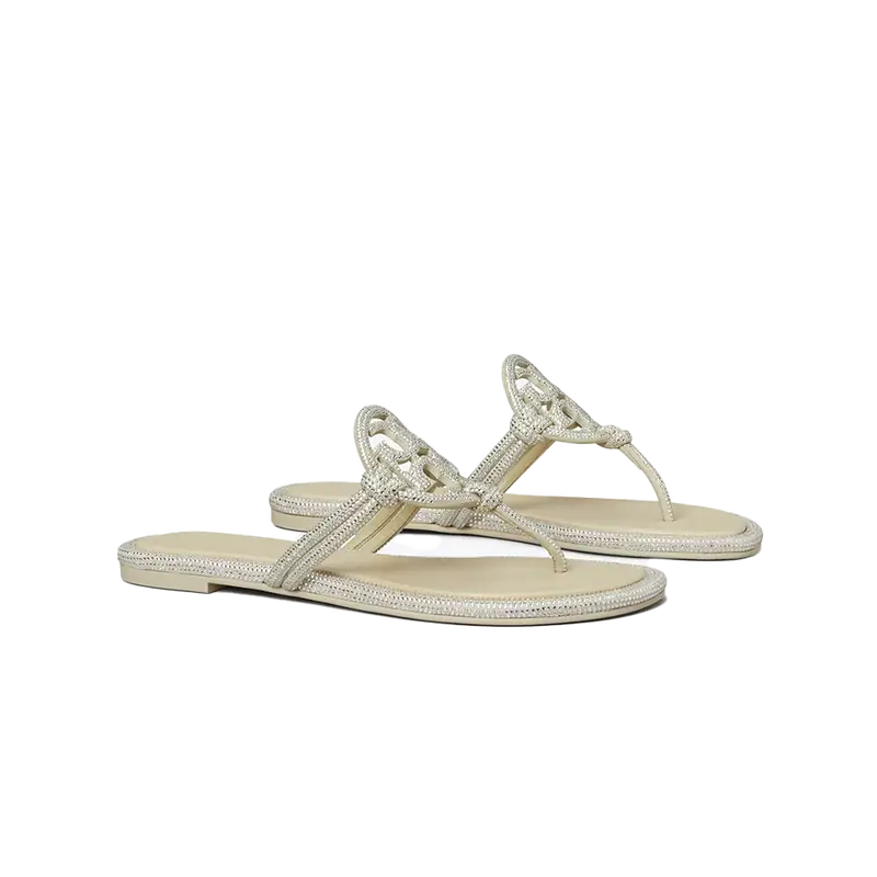 Tory Burch Miller Women'S Knotted Pavé-Embellished Sandals 1