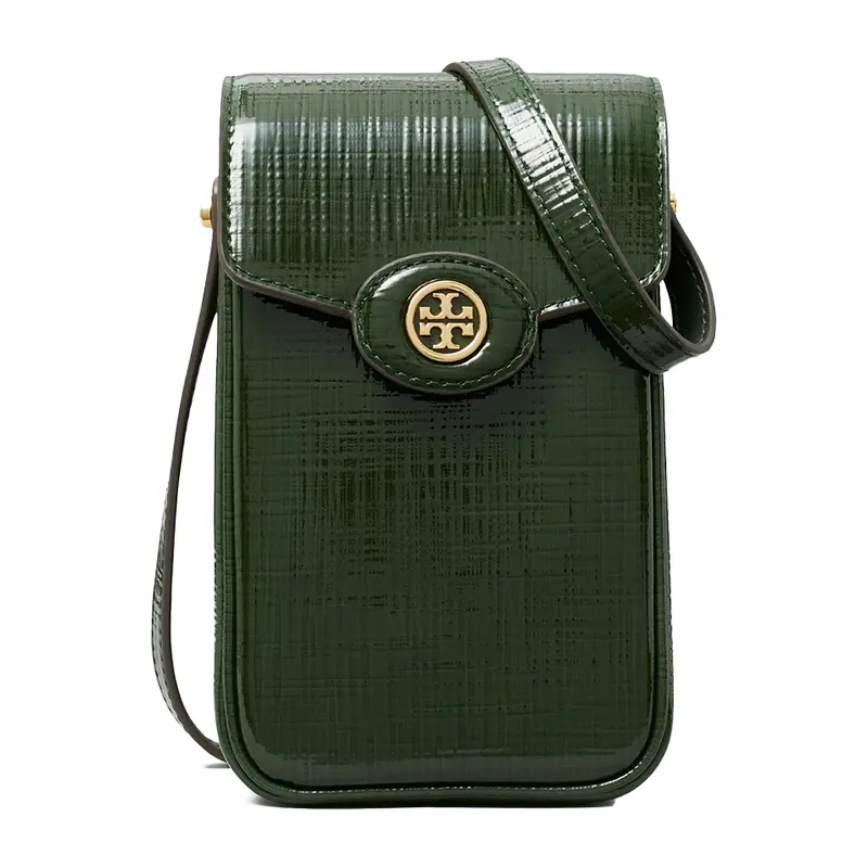 Tory Burch Robinson Crosshatched Phone Crossbody For Women 1