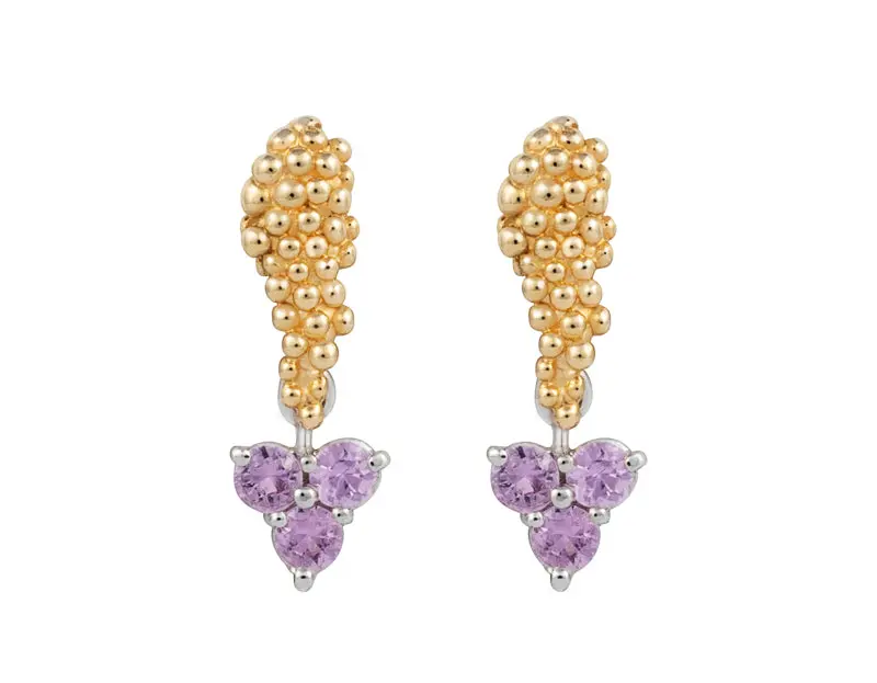 Tricorne Pink Sapphire Brooch Series 3 1