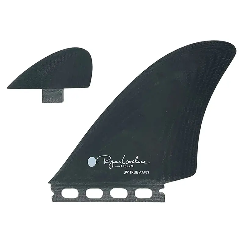 True Ames Fm Twinzer Fin Set - Matte Black 1