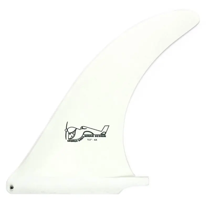 True Ames Greenough 4-A Quad Fin – 7", Matte White 1