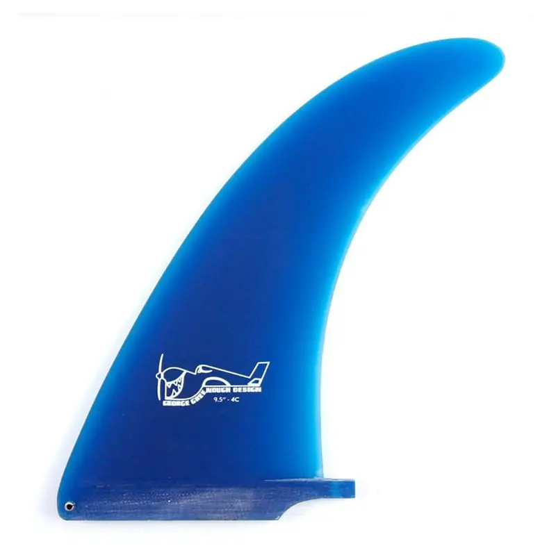 True Ames Greenough 4-C Quad Fin Set – 9.5", Blue 1