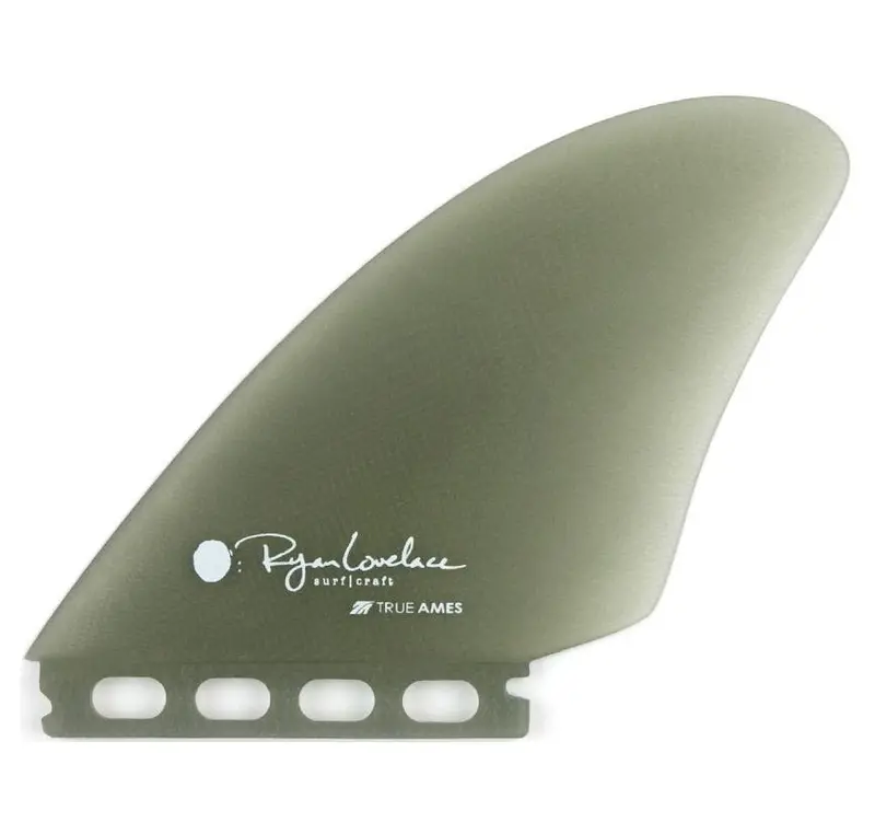 True Ames Lovelace Piggyback Twin Keel Fin Set – Smoke 1