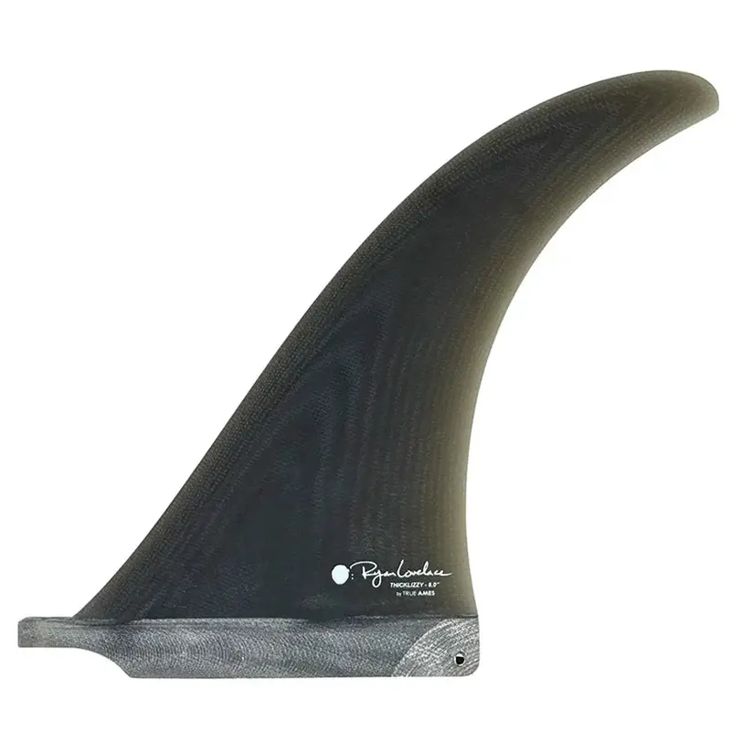 True Ames Lovelace Thick Lizzy Surf Fin – Smoke Finish 1