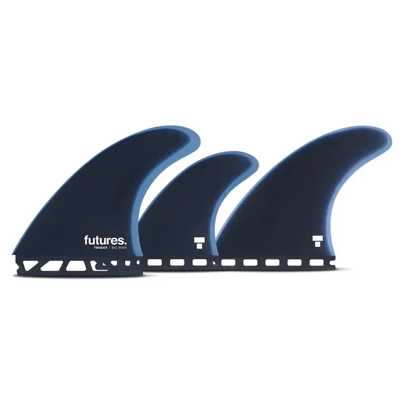 Twiggy Fiberglass Big Wave Five-Fin Futures Setup 1