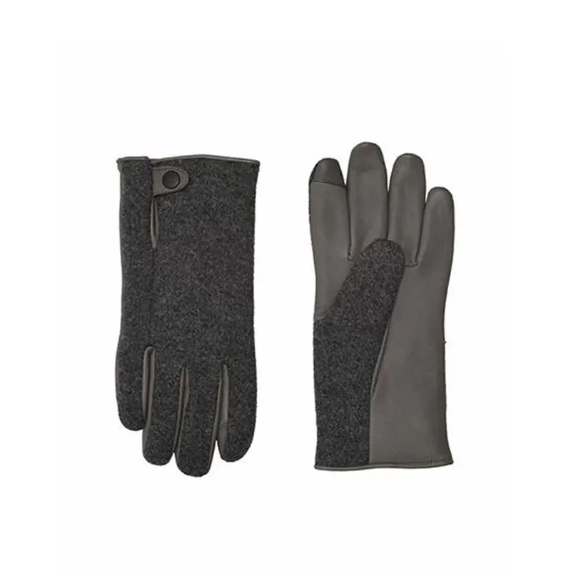Ugg Men'S Snap-Tab Technical Fabric Gloves 1