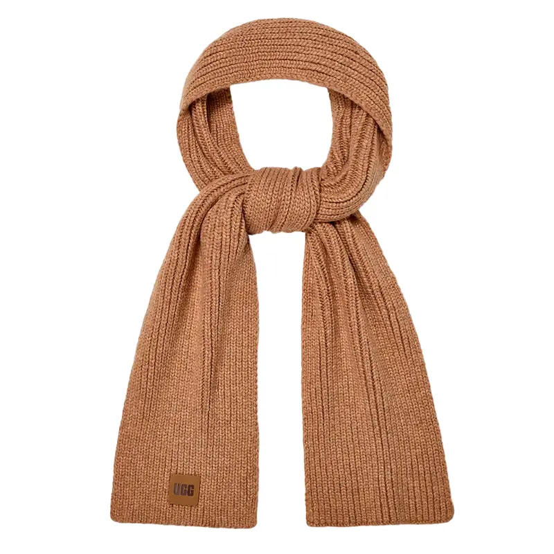 Ugg Women'S Chunky Ribbed Scarf In Camel 1