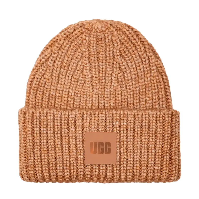 Ugg Women'S Warm Ribbed Beanie In Camel 1