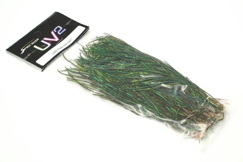 Uv2 Peacock Herl Dubbing By Spirit River 1