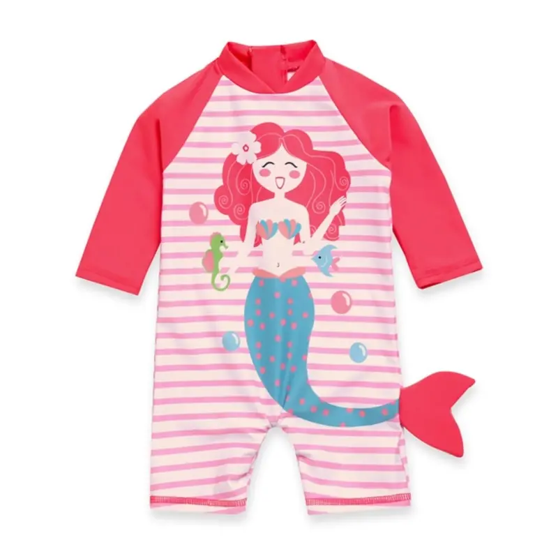 Vaenait Baby Little Mermaid Printed Upf 50+ Swimsuit 1
