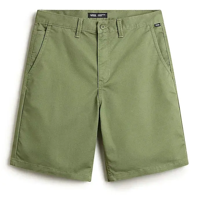 Vans Authentic Chino Relaxed Fit Shorts – 20-Inch Olive 1