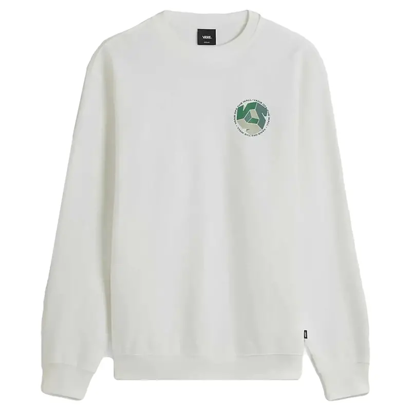 Vans Cycle V Long-Sleeve Crew Tee – Marshmallow Tone 1