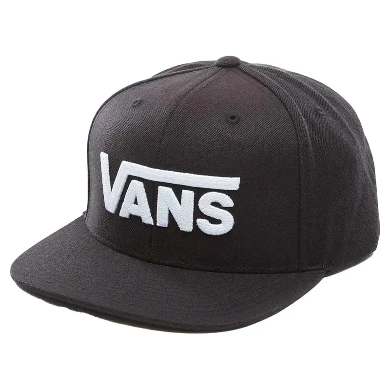 Vans Drop V Snapback Ii Cap – Black & White 1