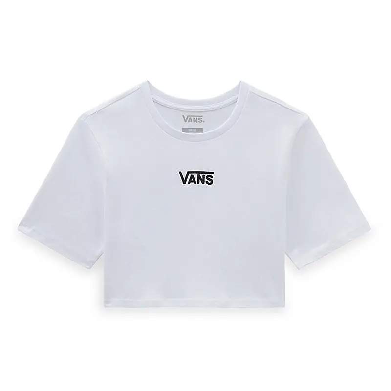 Vans Flying V Crop Top For Women – Crisp White 1