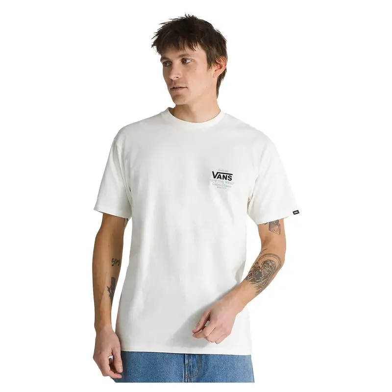 Vans Holder St Classic Tee – Marshmallow & Frost 1